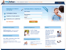 Tablet Screenshot of mojlekar.eu